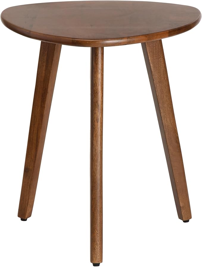 MH London Tri Pin Side Table I Handmade Natural Mango Wood, Naturally Moisture by MHLondon