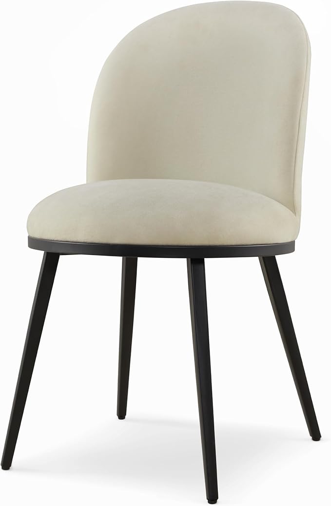 Dining Chairs Set of 4, Fabric Upholstered Dining Room Chairs - Image 8