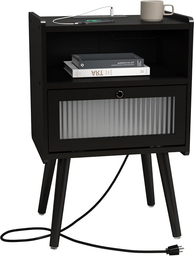Mid Century Modern Nightstand by SOOWERY