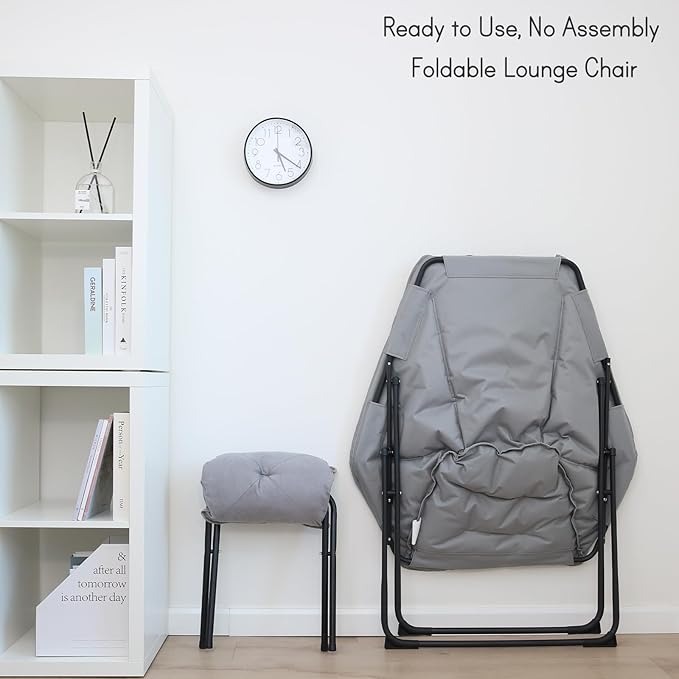 Hexagon Foldable Living Room Chair, Saucer Chair - Image 6