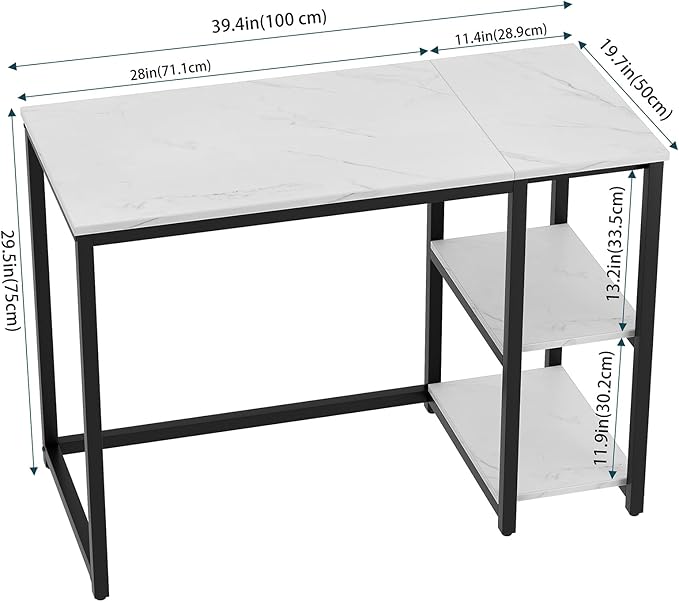 SINPAID Computer Desk 40 inches - Image 3