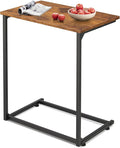 WLIVE C-Shaped End Table, Small Side Tables by WLIVE
