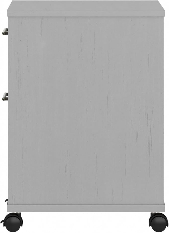 Bush Furniture Key West 2 Drawer Rolling File Cabinet in Cape Cod Gray Mobile - Image 9