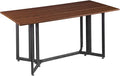 SEI Furniture Driness Drop Leaf Convertible Console to Dining Table, Dark by SEIFurniture