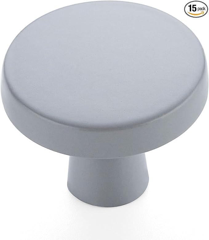 Ravinte 15 Pack Drawer Pulls 1-1/4 Inch Kitchen Cabinet Knobs Solid Round by Ravinte