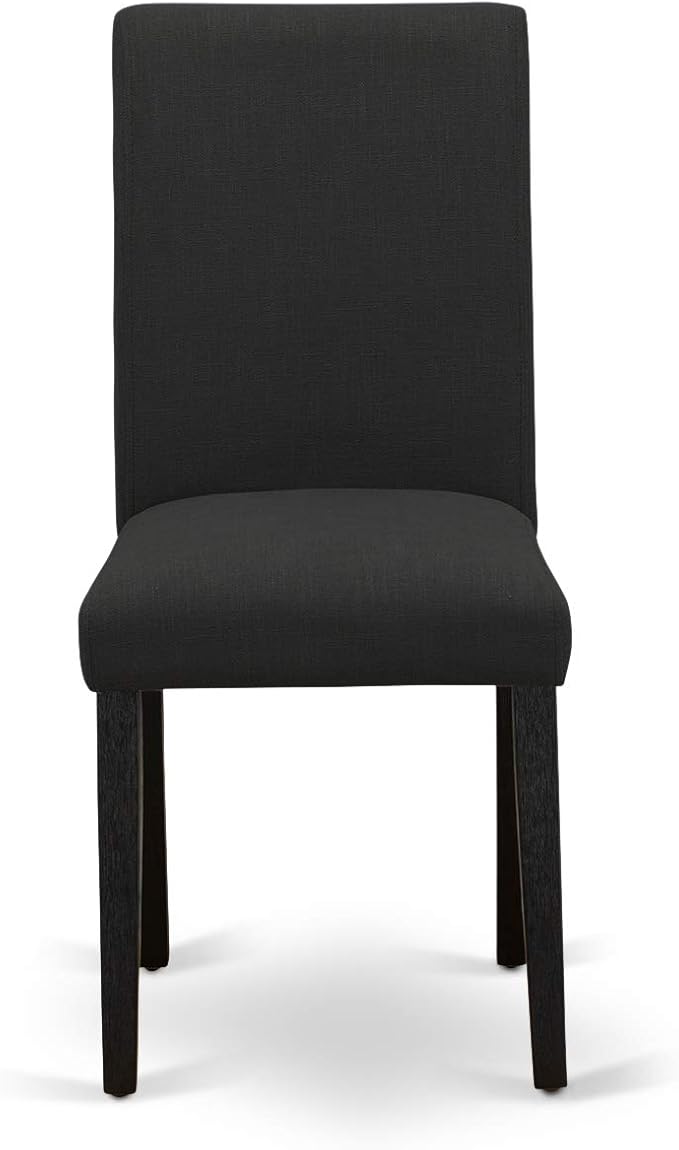 East West Furniture DMAB5-ABK-24 5 Piece Modern Dining Table Set Includes a - Image 6
