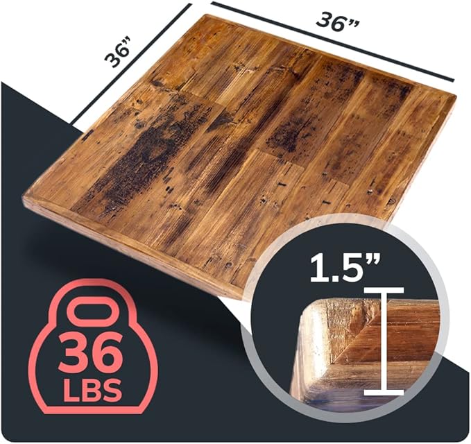 Reclaimed Wood Table Top - Image 2