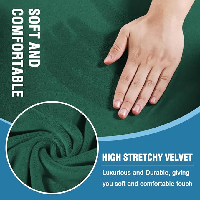 H.VERSAILTEX Sofa Cover 3 Piece T Cushion Sofa Slipcovers Thick Velvet Couch - Image 3