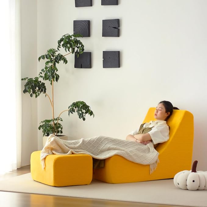 N&V Bean Bag Chair Single Seated Foam Sofa Armless Floor Sofa - Image 4