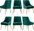 Velvet Dining Chairs, Furniture Collection Modern Contemporary Upholstered by RESTWORLD