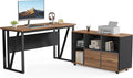 LITTLE TREE 55-Inch L-Shaped Computer Desk, Large Corner Desk by LITTLETREE
