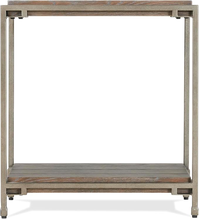Roundhill Furniture Corbeta Living Room, Side Tables, Aged Graphite - Image 6