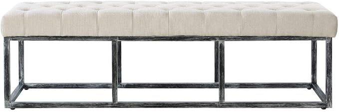 24KF Upholstered Tufted Long Bench Seats - Image 4