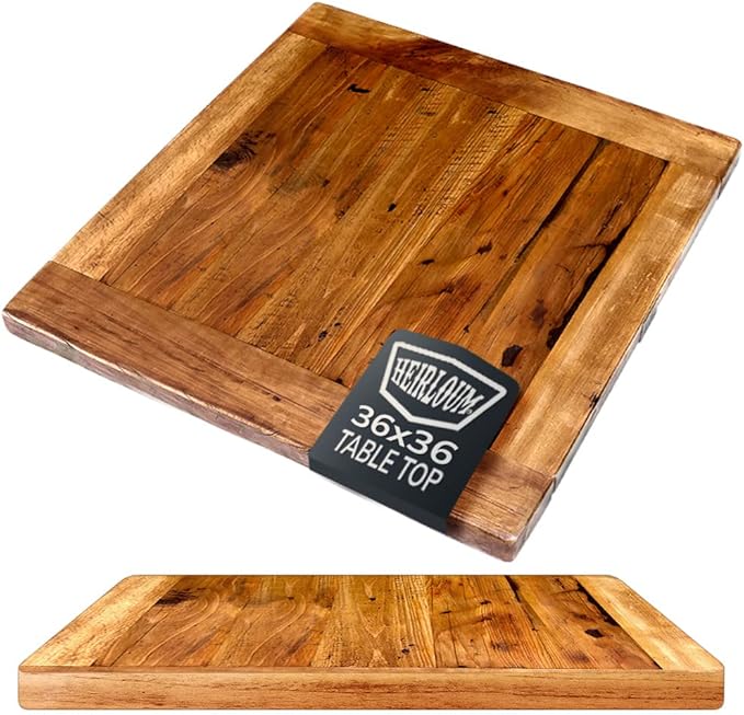 Reclaimed Wood Table Top by Heirloum