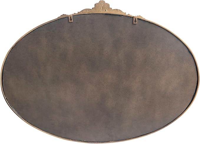 WAMIRRO Oval Mirror, Antique Brass Mirrors - Image 7