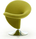 Manhattan Comfort Curl Swivel Accent Chair Set of 1 by ManhattanComfort