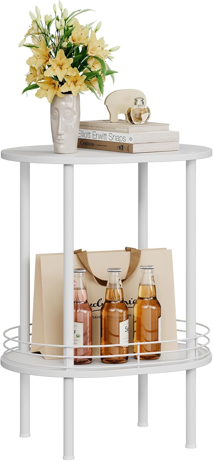 Small Round Side Table, Bedside Table - Image 8