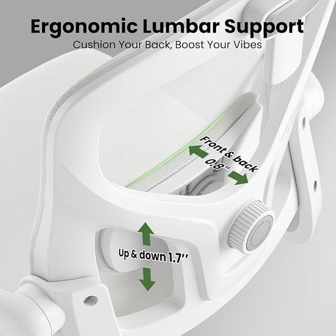 Ergonomic Office Chair, Comfy Home Office Chair High Back Computer Chair - Image 6