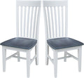 International Concepts Set of Two Tall Mission Chairs by InternationalConcepts