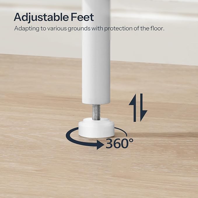 HOOBRO Side Table with Charging Station, End Table with USB Ports and Outlets - Image 7