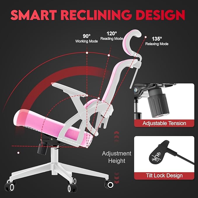 Ergonomic Office Chair - 400LB Comfy Desk Chairs - Image 4