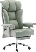 Efomao Big and Tall Green Office Chair 450LBS – Ergonomic High-Back Executive by OFFICECHAIR
