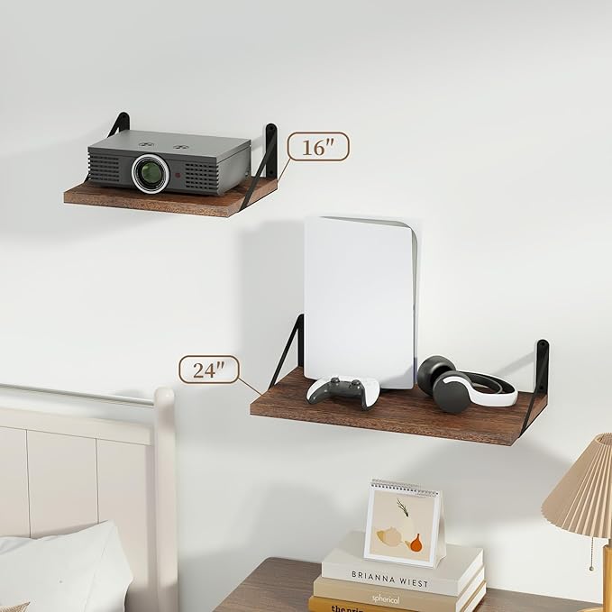SAUMONIERES Floating Shelves Bookshelf - Image 5