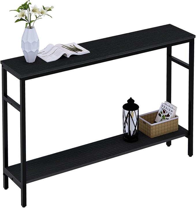 Narrow Console Table, 47 Inch Sofa Table by Timberer