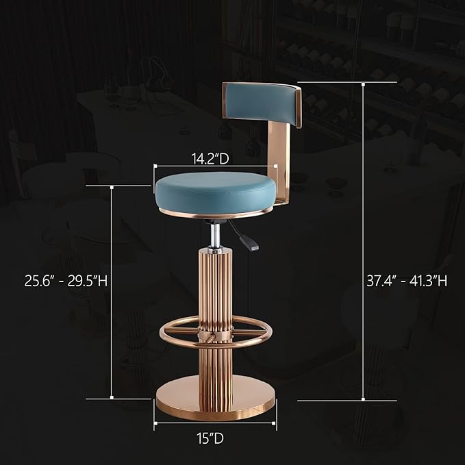 FUNROLUX Swivel Bar Stools - Image 3