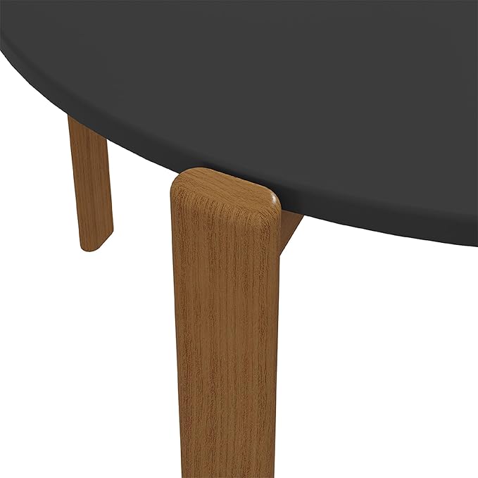 Manhattan Comfort Gales 46-Inch Mid Century Modern Round Dining Table - Image 4