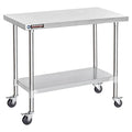 DuraSteel 30x48 NSF Stainless Steel Cart by DuraSteel