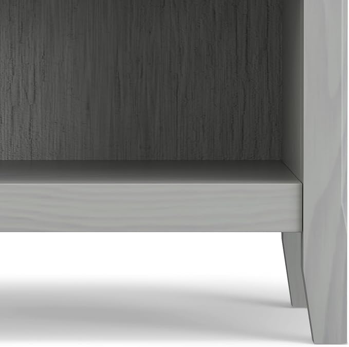 SIMPLIHOME Amherst SOLID WOOD 24 Inch Wide Traditional Bedside Nightstand Table - Image 8