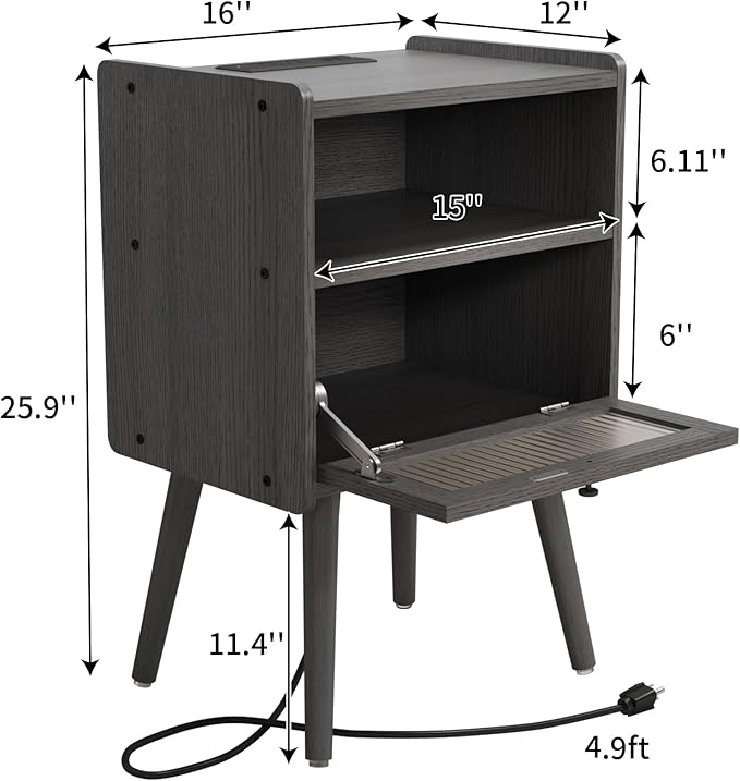 Mid Century Modern Nightstand - Image 3