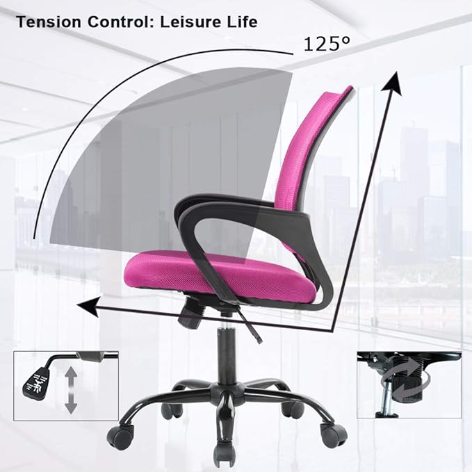BestOffice Office Chair Ergonomic Cheap Desk Chair Mesh Computer Chair Lumbar - Image 4
