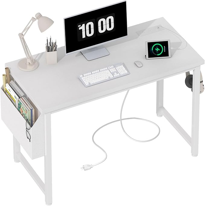 Lufeiya White Computer Desk by LUFEIYA