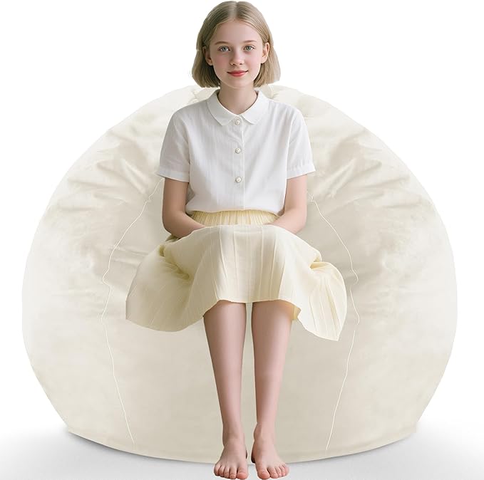 2FT Bean Bag Chair, Comfy Bean Bag Chairs by SIMFLAG