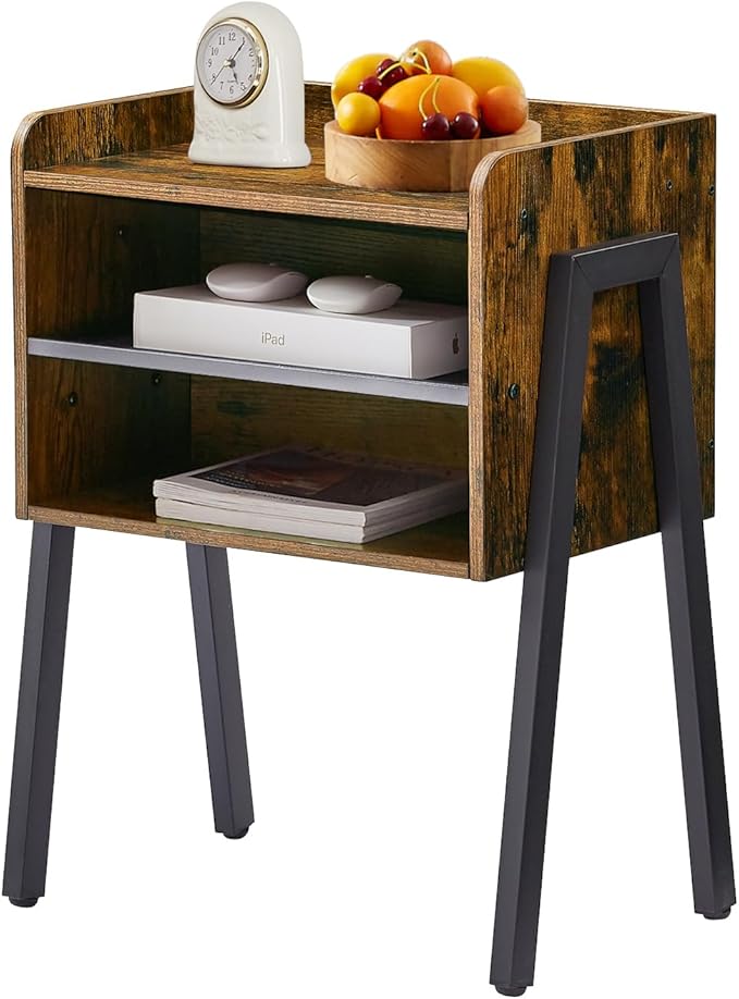 VECELO Stackable Nightstand, End Table Side Table by VECELO