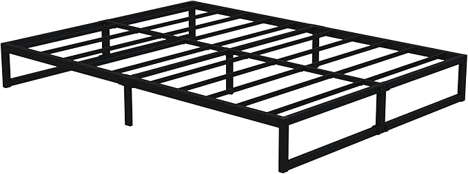 12 Inch Bed Frame Queen Size Heavy Duty Steel Slat Support Metal Platform Queen - Image 9