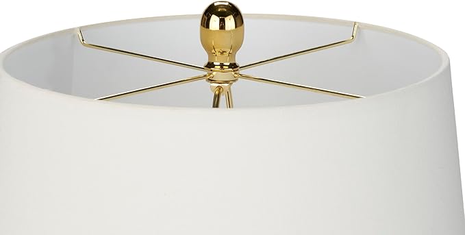 Nourison Home 23" Olive Green Ceramic Pot Table Lamp - Image 7