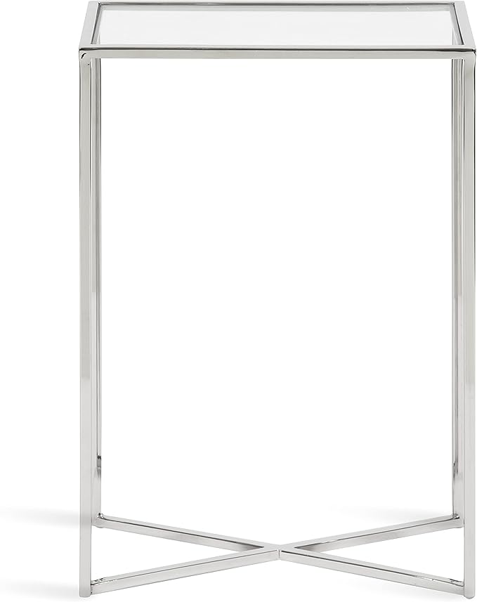 Kate and Laurel Jaspur Modern Slim End Table, Decorative Glam Side Table - Image 7