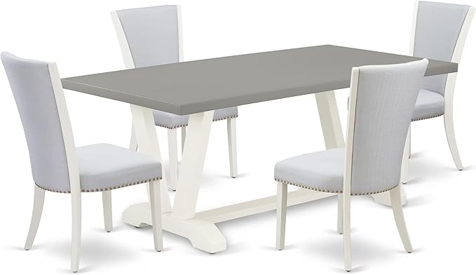 East West Furniture V097VE005-5 5 Piece Kitchen Table Set by EastWestFurniture