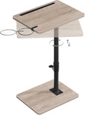 HOOBRO TV Tray Table, 360° Swivel Side Table Sofa Armrest Tray by HOOBRO