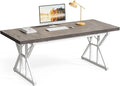 LITTLE TREE 70.8-Inch Large Executive Desk, Modern Computer Office Desk by LITTLETREE
