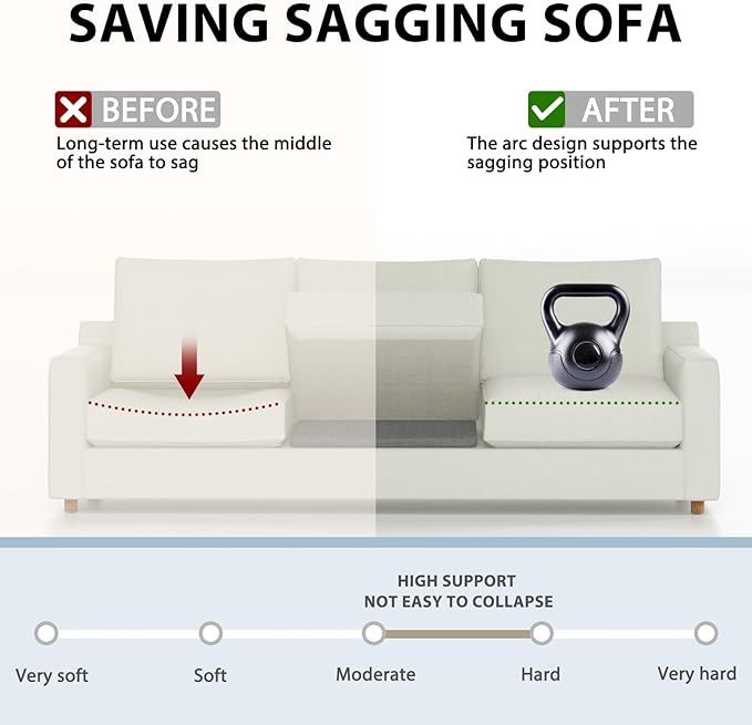 Couch Cushion Support for Sagging Seats, Furniture Seat Under Cushion Sag Repair - Image 3