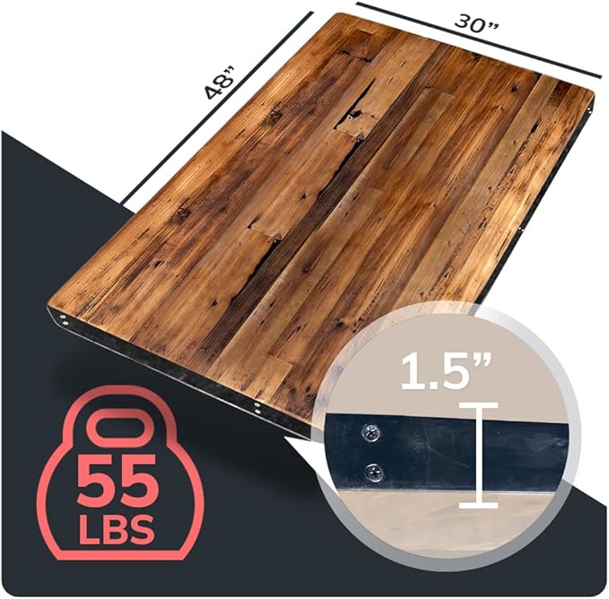 Reclaimed Wood Table Top - Image 2
