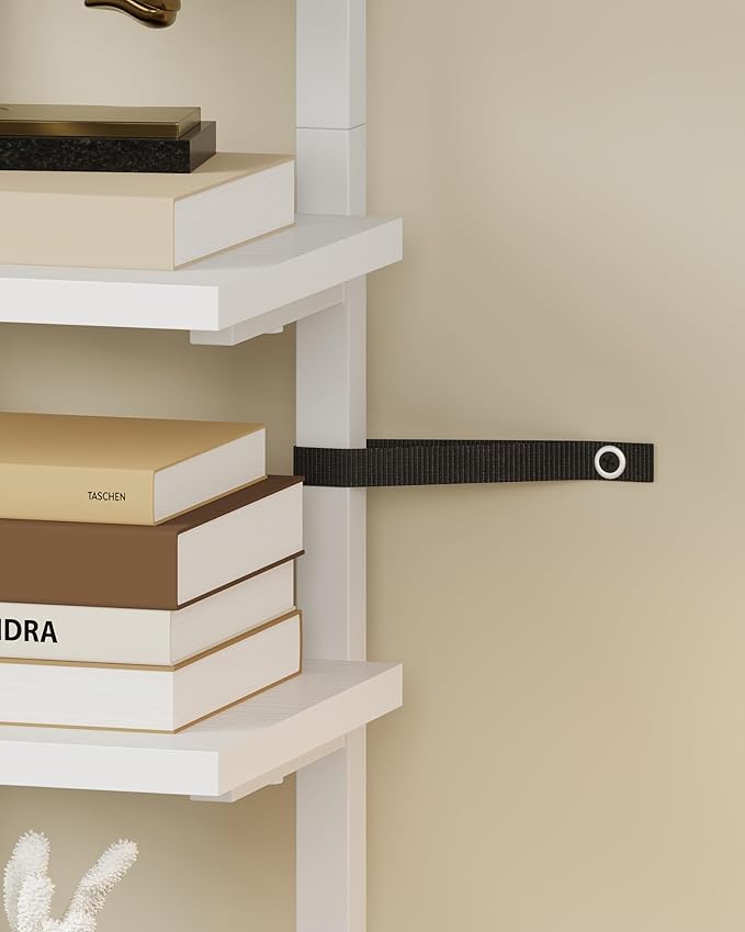 8-Tier Bookshelf, LED Bookcase - Image 5