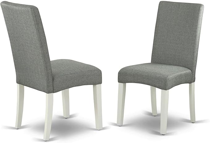 East West Furniture ANDR5-LWH-07 5 Piece Dinette Set - Image 3
