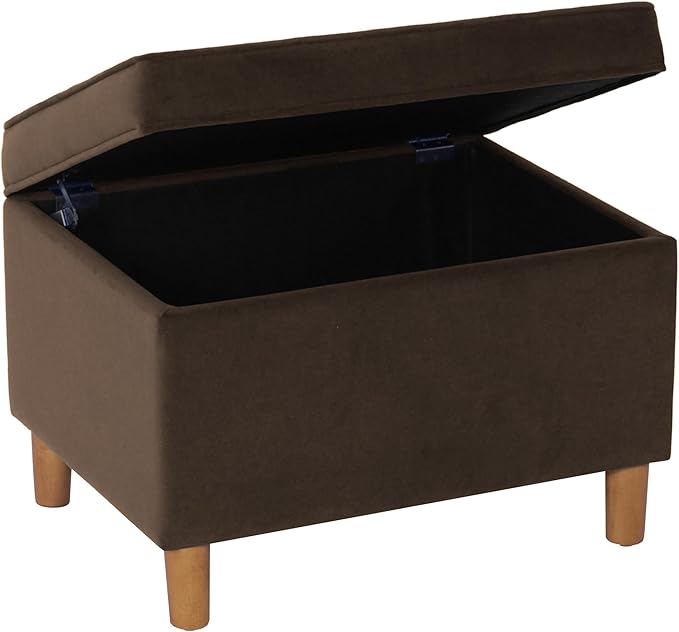 Home Decor | Dinah Collection Modern Storage Ottoman | Ottoman - Image 4