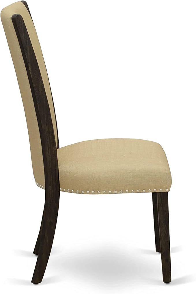 East West Furniture X727VE703-7 7 Piece Modern Dining Table Set Consist of a - Image 10
