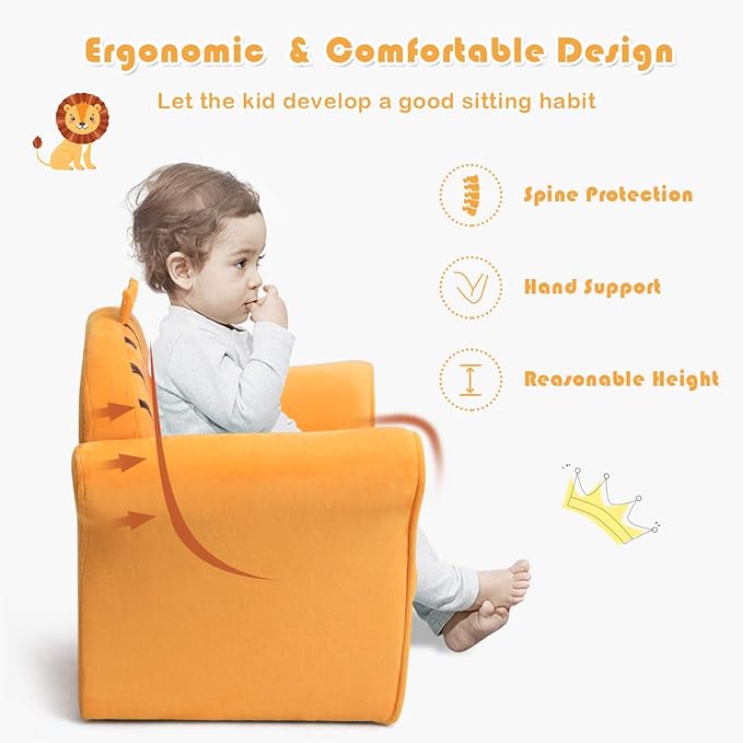 Costzon Kids Couch, Children's Sofa Armrest Chair - Image 5